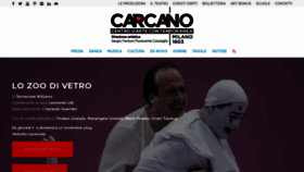 What Teatrocarcano.com website looked like in 2019 (4 years ago)