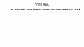 What Triwa.jp website looked like in 2019 (4 years ago)