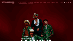 What Thecubanbrothers.com website looked like in 2019 (4 years ago)