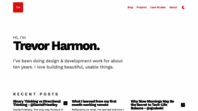 What Thetrevorharmon.com website looked like in 2019 (4 years ago)
