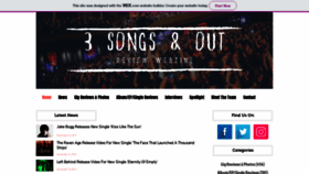 What Threesongsandout.com website looked like in 2019 (4 years ago)