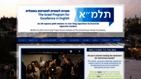 What Talmaisrael.com website looked like in 2019 (4 years ago)