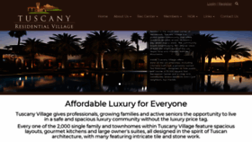 What Tuscanyhomeowners.com website looked like in 2019 (4 years ago)