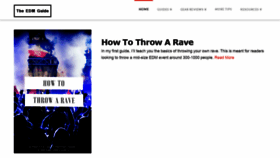 What Theedmguide.com website looked like in 2019 (4 years ago)
