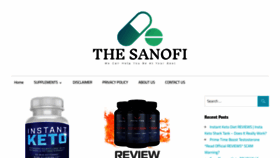 What Thesanofi.com website looked like in 2019 (4 years ago)