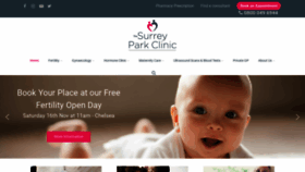 What Thesurreyparkclinic.co.uk website looked like in 2019 (4 years ago)