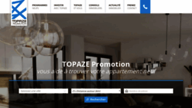 What Topaze-construction.com website looked like in 2019 (4 years ago)