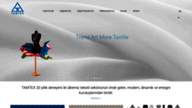 What Tamteks.com website looked like in 2019 (4 years ago)