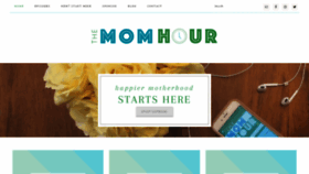 What Themomhour.com website looked like in 2019 (4 years ago)