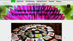 What Trauma-informedpractice.com website looked like in 2019 (4 years ago)