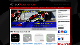 What Trackxperience.com website looked like in 2019 (4 years ago)
