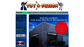 What Toyfusion.com website looked like in 2019 (4 years ago)