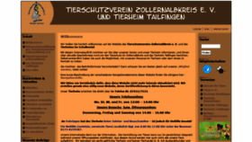 What Tierheim-tailfingen.de website looked like in 2019 (4 years ago)
