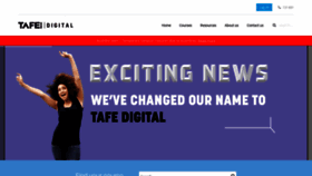 What Tafenow.com.au website looked like in 2019 (4 years ago)