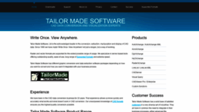What Tailormade.com website looked like in 2019 (4 years ago)