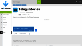 What Telugu-movies.en.uptodown.com website looked like in 2019 (4 years ago)