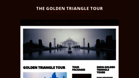 What Thegoldentriangles.com website looked like in 2019 (4 years ago)