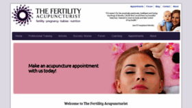 What The-fertility-acupuncturist.com website looked like in 2019 (4 years ago)