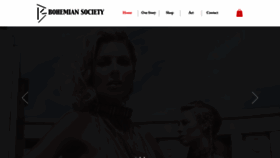 What Thebohemiansociety.com website looked like in 2019 (4 years ago)