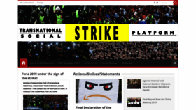 What Transnational-strike.info website looked like in 2019 (4 years ago)