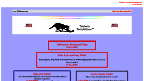 What Tabberone.com website looked like in 2019 (4 years ago)