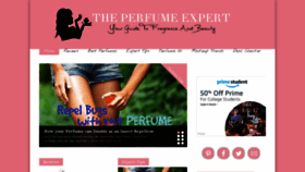 What Theperfumeexpert.com website looked like in 2019 (4 years ago)