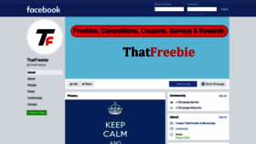 What Thatfreebie.com website looked like in 2019 (4 years ago)