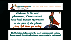 What Thechristiandude.com website looked like in 2019 (4 years ago)