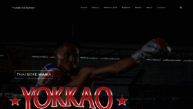 What Thaiboxemania.com website looked like in 2019 (4 years ago)