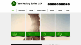 What Teamhealthybodiesusa.com website looked like in 2019 (4 years ago)