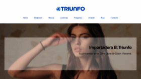 What Triunfo.com.pa website looked like in 2019 (4 years ago)