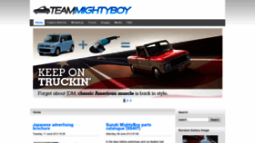 What Teammightyboy.com website looked like in 2019 (4 years ago)