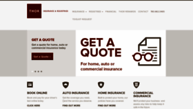 What Thorinsurance.com website looked like in 2019 (4 years ago)