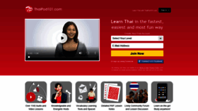What Thaipod101.com website looked like in 2019 (5 years ago)