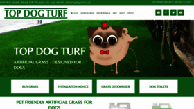 What Topdogturf.co.uk website looked like in 2019 (4 years ago)