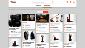 What Tuugo.es website looked like in 2019 (5 years ago)