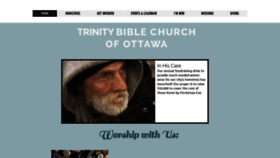 What Trinitybiblechurch.ca website looked like in 2019 (4 years ago)