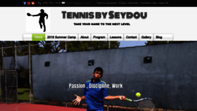 What Tennisbyseydou.com website looked like in 2019 (4 years ago)