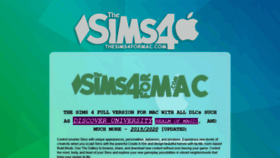 What Thesims4formac.com website looked like in 2019 (4 years ago)