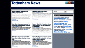 What Tottenhamnews.net website looked like in 2019 (4 years ago)
