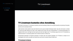 What Tv-livestream.org website looked like in 2019 (4 years ago)