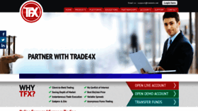 What Trade4x.net website looked like in 2019 (4 years ago)