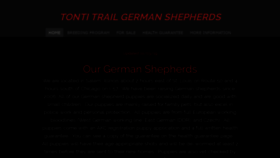 What Tontitrailgermanshepherds.com website looked like in 2019 (4 years ago)