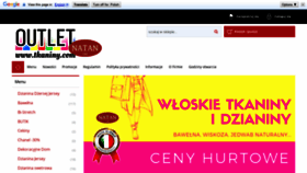 What Tkaniny.com website looked like in 2019 (4 years ago)