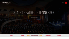 What Tennesseetheatre.com website looked like in 2019 (4 years ago)