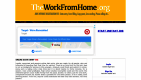 What Theworkfromhome.org website looked like in 2019 (4 years ago)