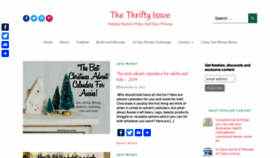 What Thethriftyissue.com.au website looked like in 2019 (4 years ago)