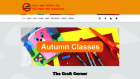 What Thecraftcorner.ie website looked like in 2019 (4 years ago)