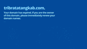 What Tribratatangkab.com website looked like in 2019 (4 years ago)