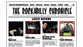 What The-rockabilly-chronicle.com website looked like in 2019 (4 years ago)
